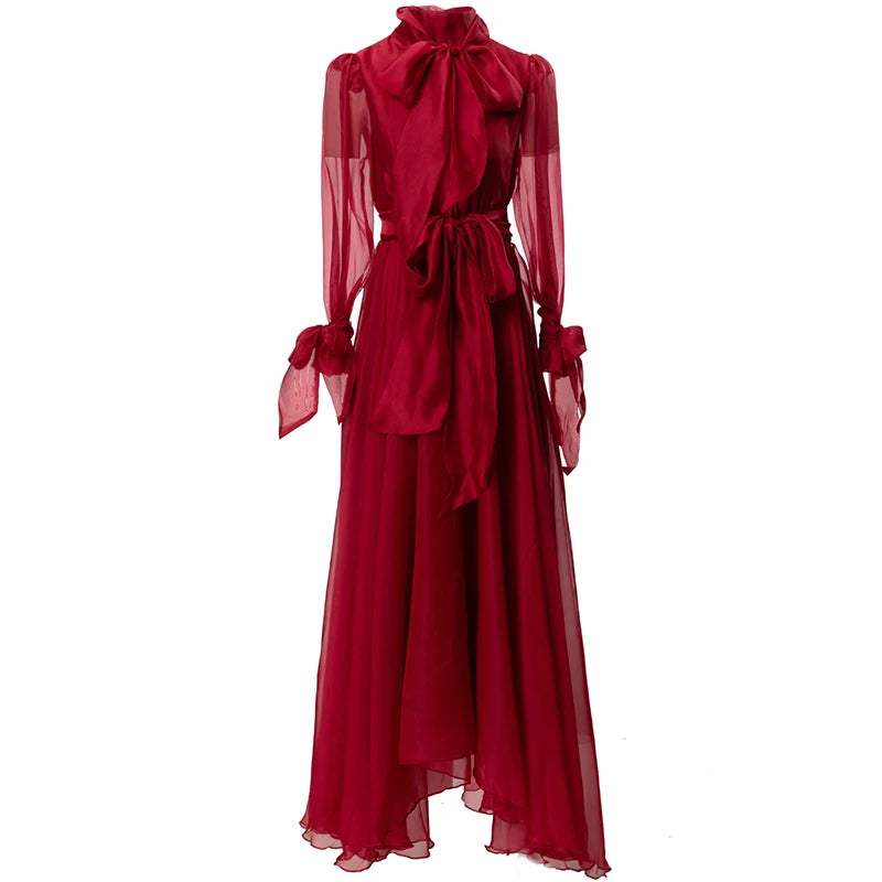 DRESS STYLE - SY824-maxi dress-onlinemarkat-Red-XS - US 2-onlinemarkat