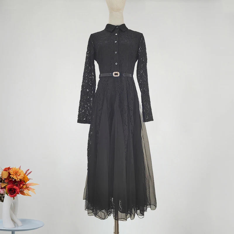 DRESS STYLE - SY698-Midi Dress-onlinemarkat-black-XS - US 2-onlinemarkat