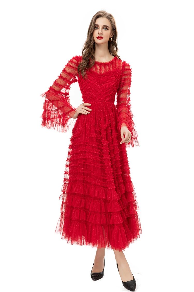 DRESS STYLE - NY3096-maxi dress-onlinemarkat-Red-XS - US 2-onlinemarkat
