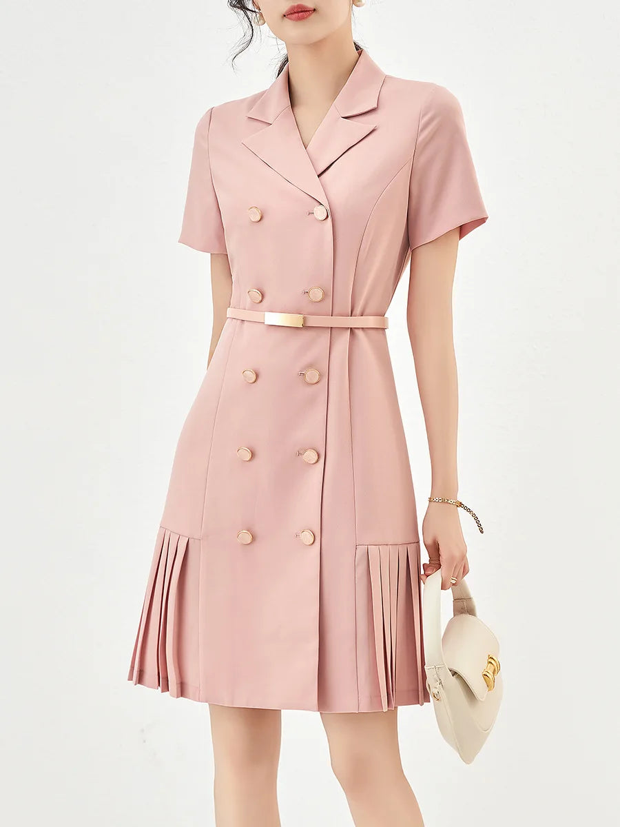 DRESS STYLE - SY777-short dress-onlinemarkat-pink-S - US 4-onlinemarkat