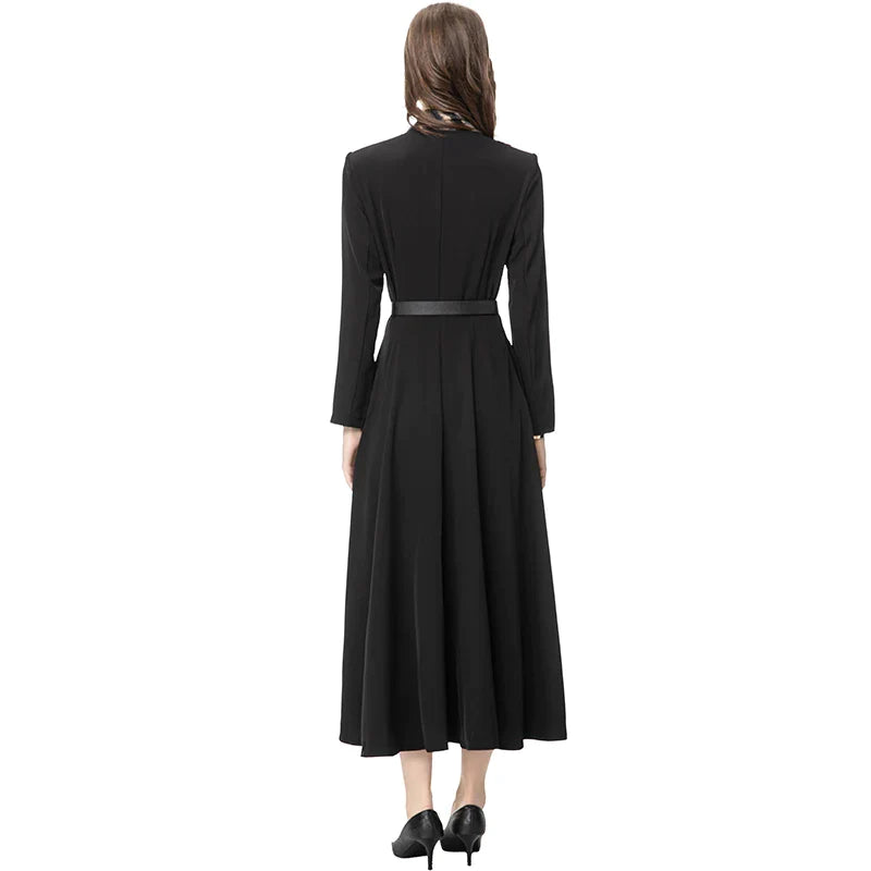 DRESS STYLE - SY553-maxi dress-onlinemarkat-Black-XS - US 2-onlinemarkat
