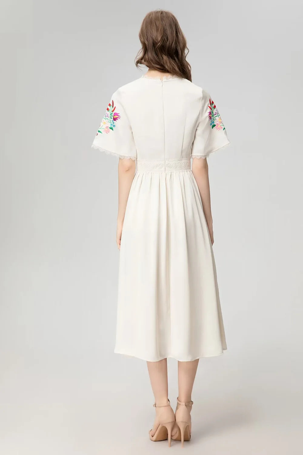 DRESS STYLE - SY649-Midi Dress-onlinemarkat-white-XS - US 2-onlinemarkat