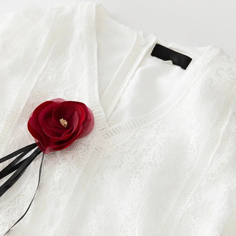 DRESS STYLE - SY825-Midi Dress-onlinemarkat-WHITE-XS - US 2-onlinemarkat