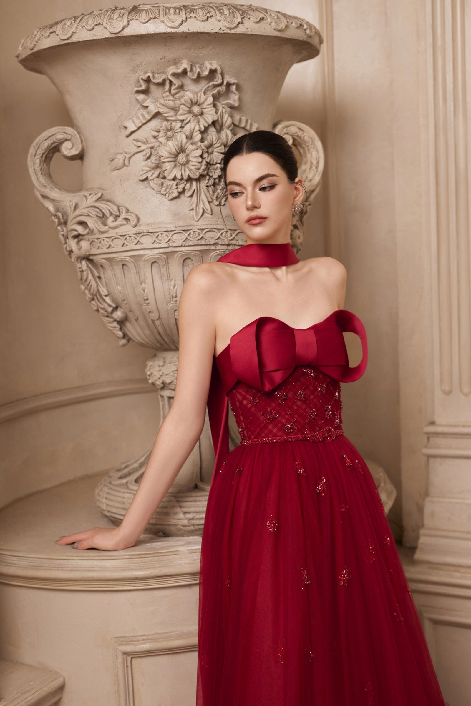 SCARLET DRESS image 2