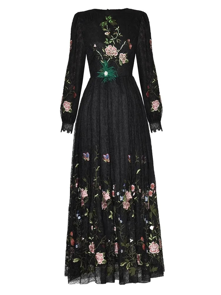 DRESS STYLE - SY395-maxi dress-onlinemarkat-black-XS - US 2-onlinemarkat