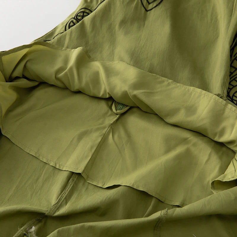 DRESS STYLE - SY880-Midi Dress-onlinemarkat-Green-XS - US 2-onlinemarkat