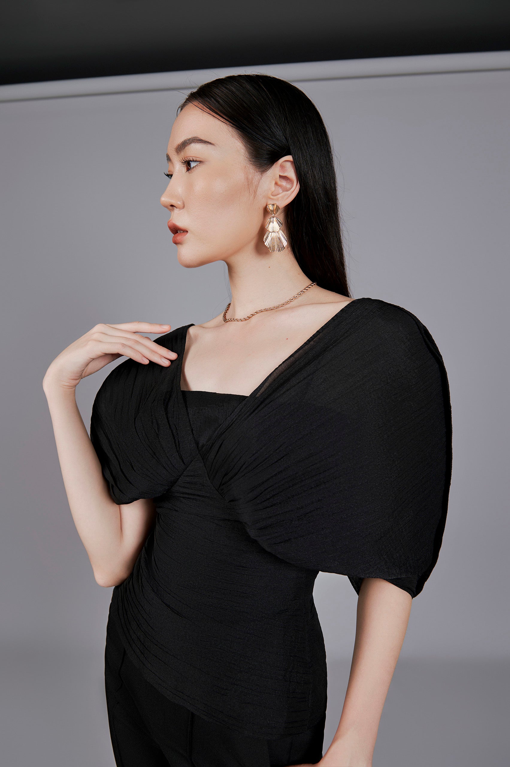 Salil Pleated Shirt