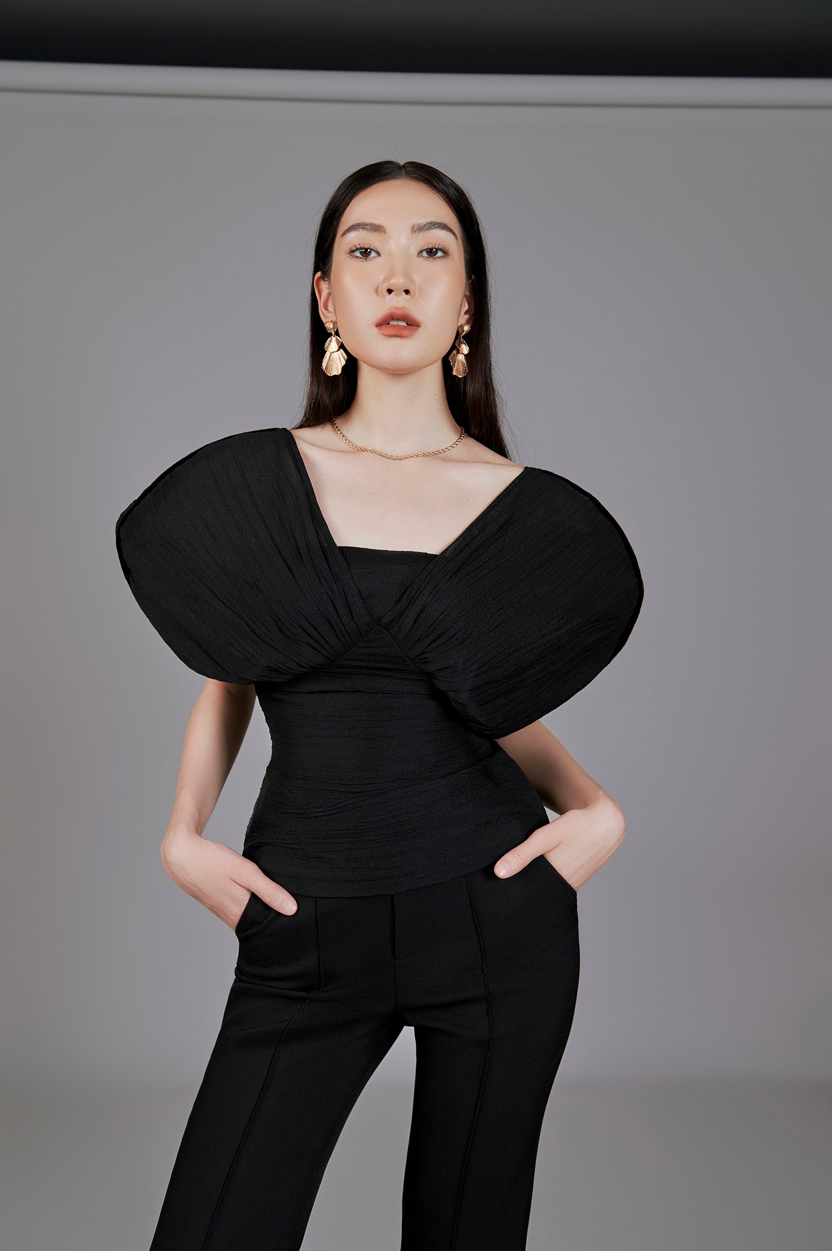 Salil Pleated Shirt