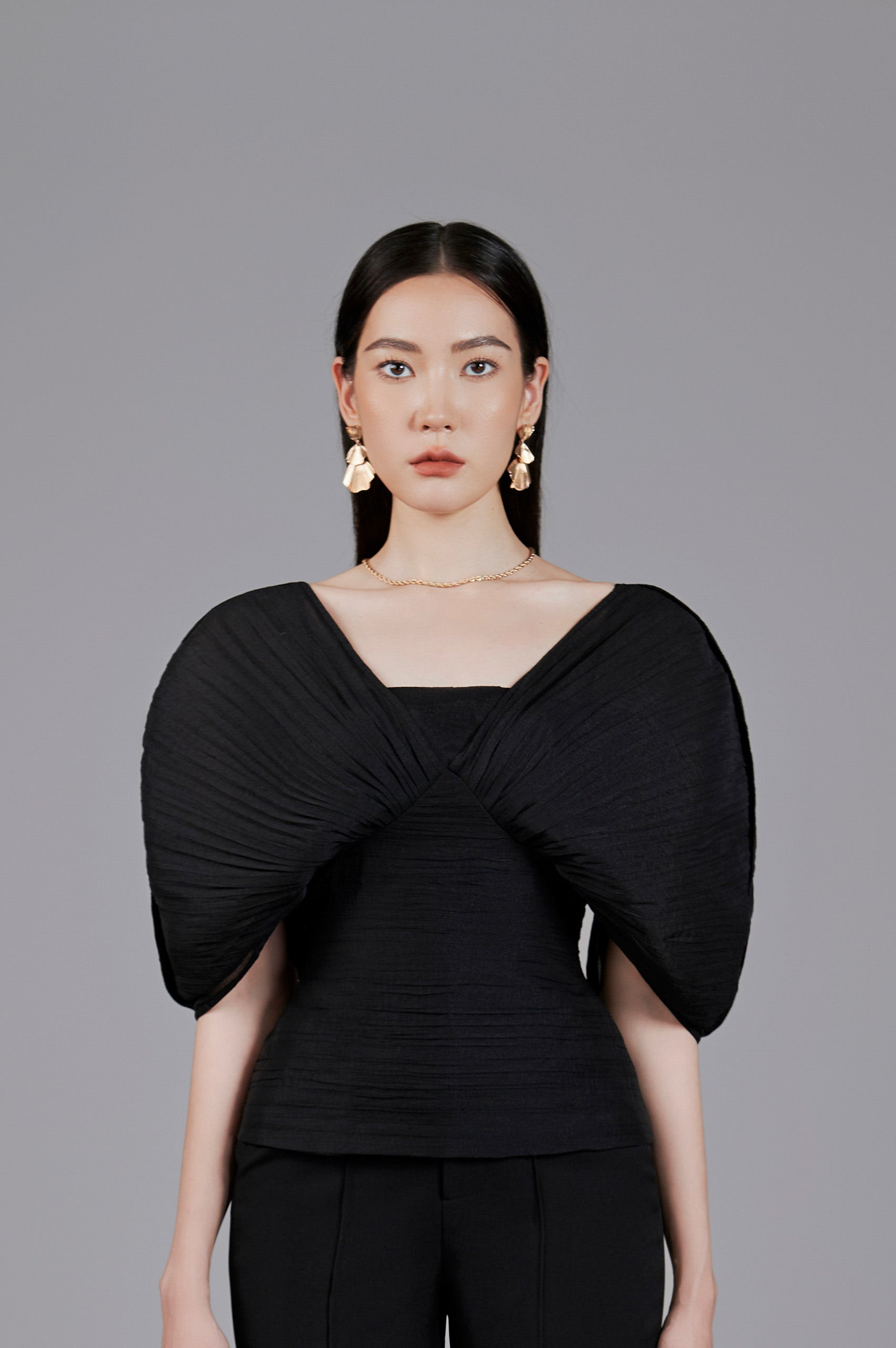 Salil Pleated Shirt