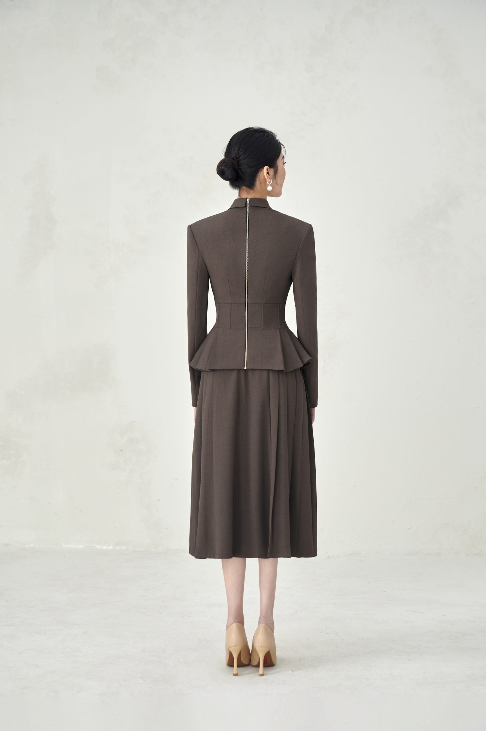 Sarah Jacket Riley Pleated Skirt