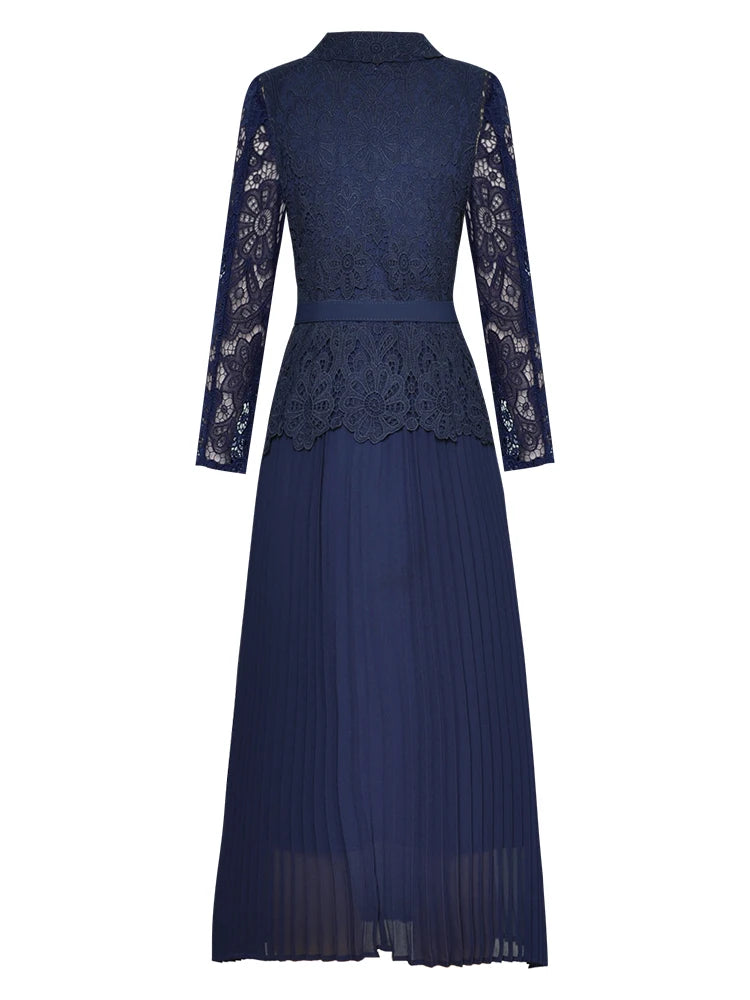 DRESS STYLE - SY695-Midi Dress-onlinemarkat-blue-XS - US 2-onlinemarkat