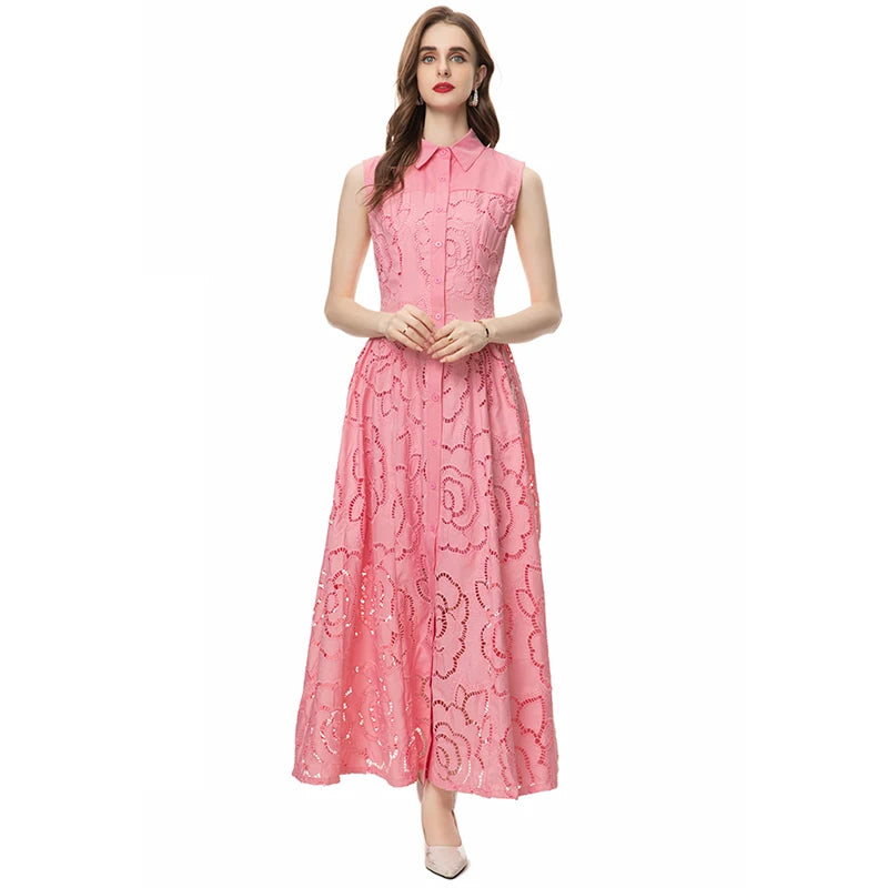 DRESS STYLE - SY857-maxi dress-onlinemarkat-Pink-XS - US 2-onlinemarkat