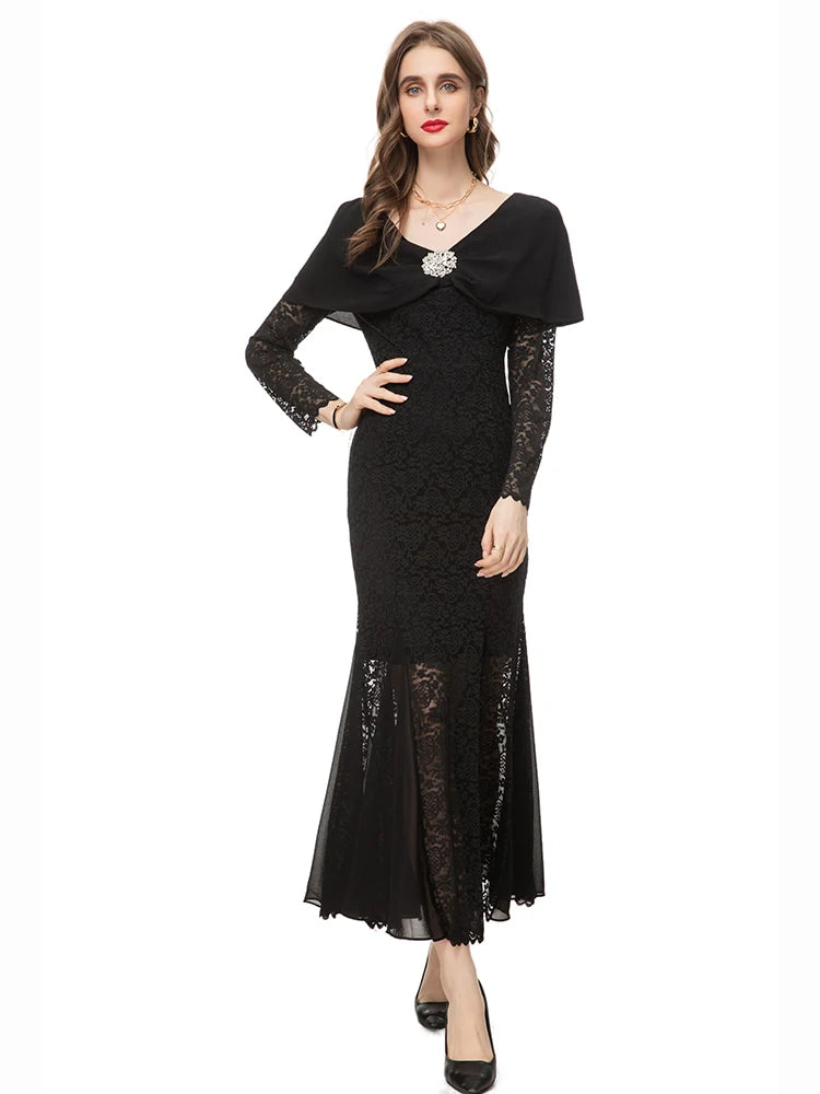 DRESS STYLE - SY439-maxi dress-onlinemarkat-black-XS - US 2-onlinemarkat