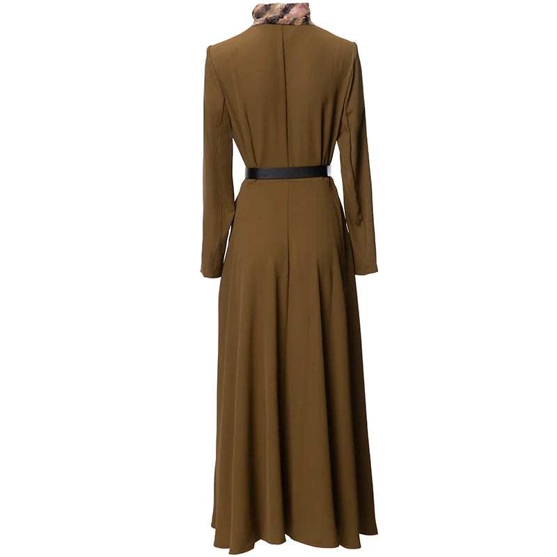 DRESS STYLE - SY553-maxi dress-onlinemarkat-Camel-XS - US 2-onlinemarkat