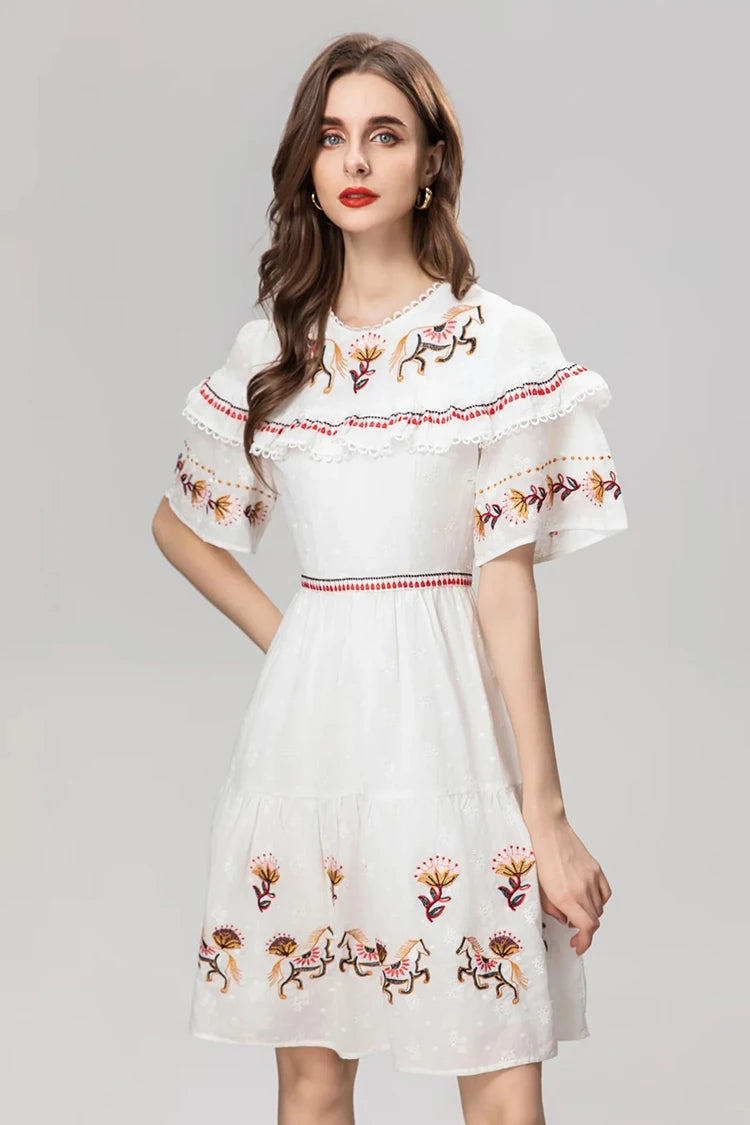DRESS STYLE - NY3344-short dress-onlinemarkat-White-XS - US 2-onlinemarkat