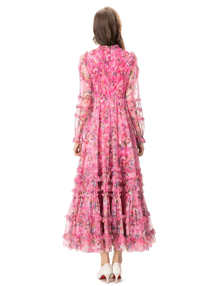 DRESS STYLE - NY3249-Midi Dress-onlinemarkat-Pink-XS - US 2-onlinemarkat