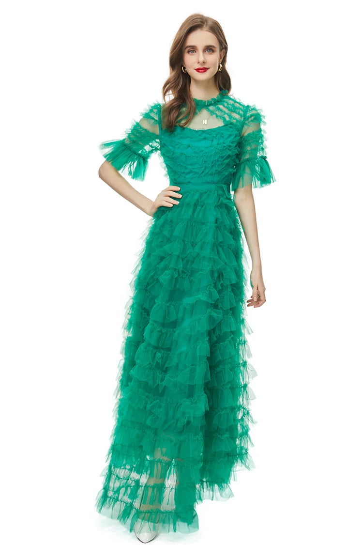 DRESS STYLE - NY3313-maxi dress-onlinemarkat-green-XS - US 2-onlinemarkat