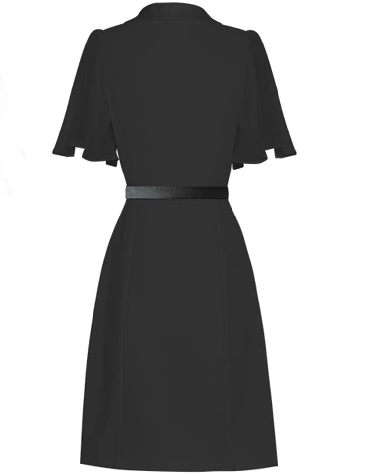 DRESS STYLE - SY639-short dress-onlinemarkat-Black-XS - US 2-onlinemarkat