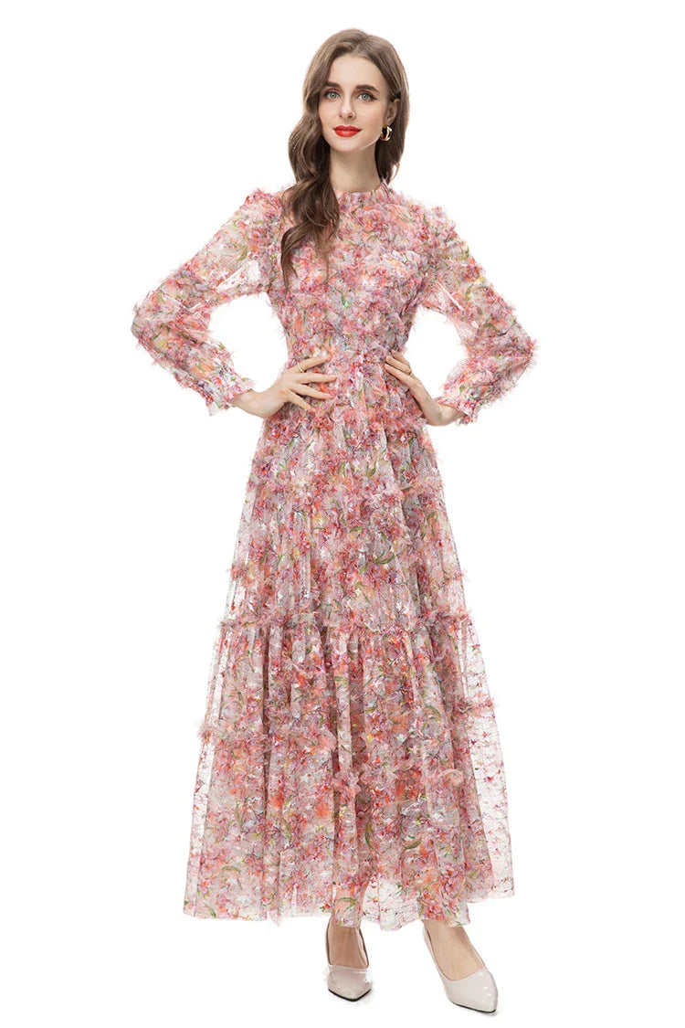 DRESS STYLE - NY3257-maxi dress-onlinemarkat-Pink-XS - US 2-onlinemarkat