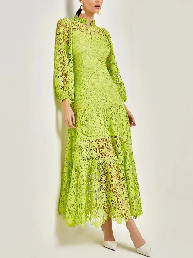 DRESS STYLE - SY670-maxi dress-onlinemarkat-Green-XS - US 2-onlinemarkat