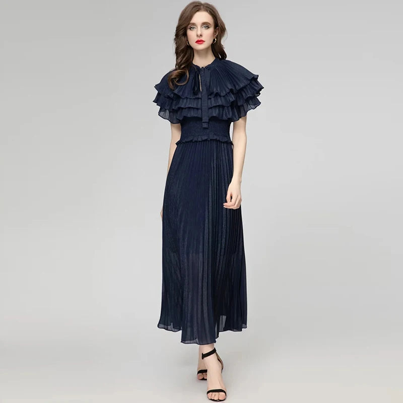 DRESS STYLE - SY349-maxi dress-onlinemarkat-Deep blue-XS - US 2-onlinemarkat