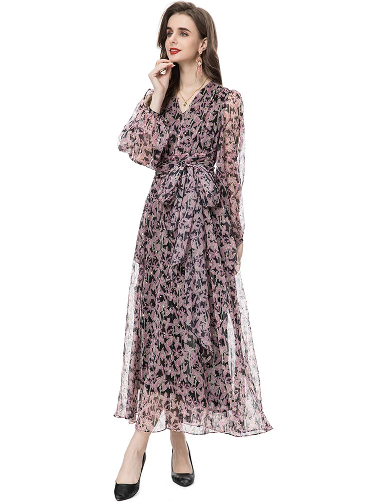 DRESS STYLE - SY629-Midi Dress-onlinemarkat-Pink-XS - US 2-onlinemarkat