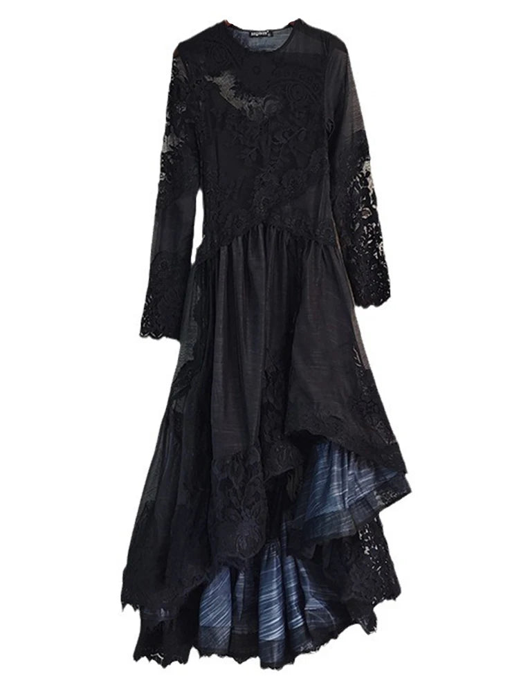 DRESS STYLE - SY487-maxi dress-onlinemarkat-Black-XS - US 2-onlinemarkat