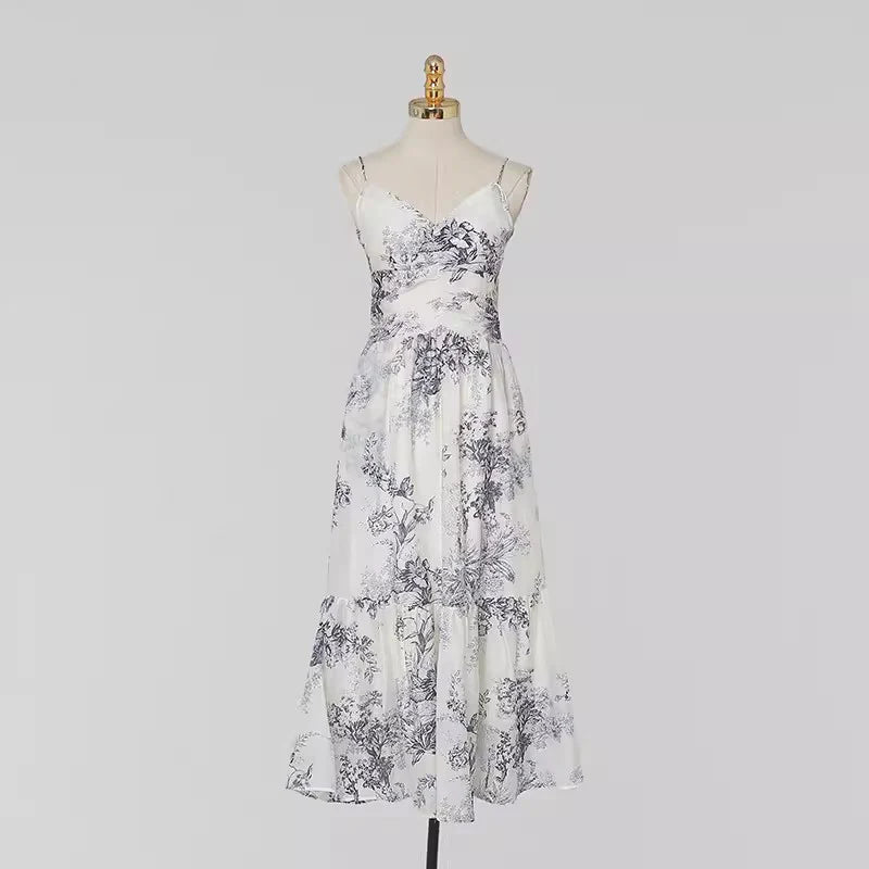 DRESS STYLE - SY804-maxi dress-onlinemarkat-print-XS - US 2-onlinemarkat