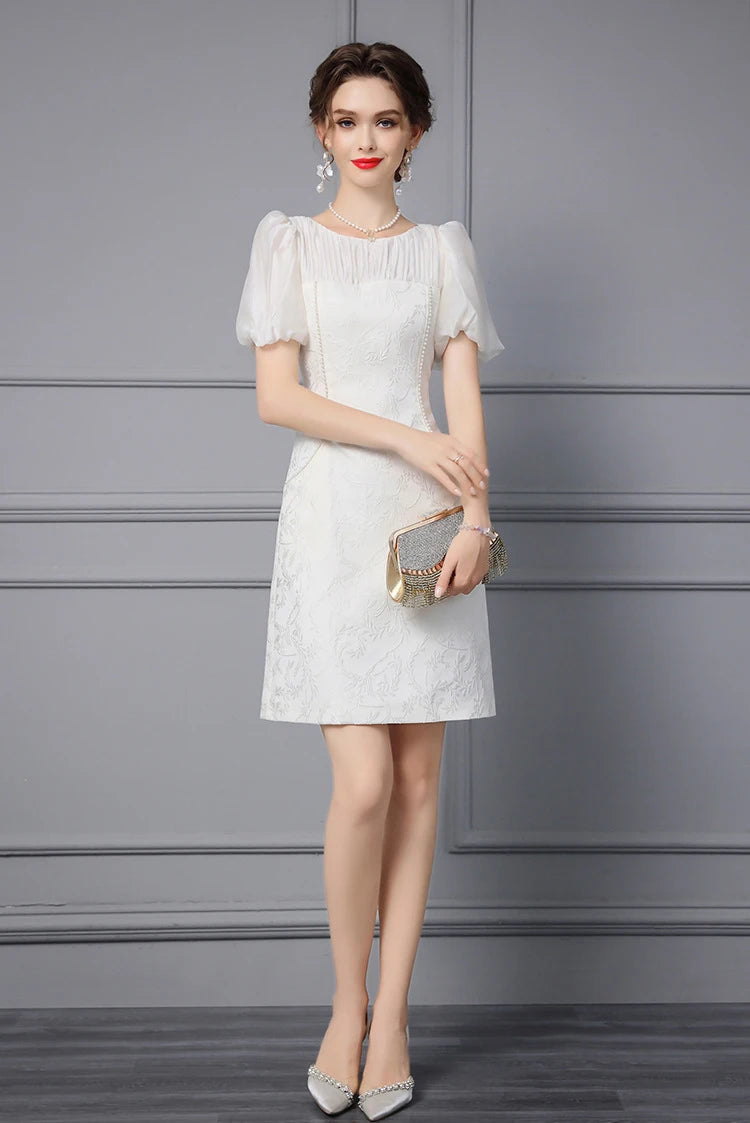 DRESS STYLE - SY546-short dress-onlinemarkat-WHITE-XS - US 2-onlinemarkat