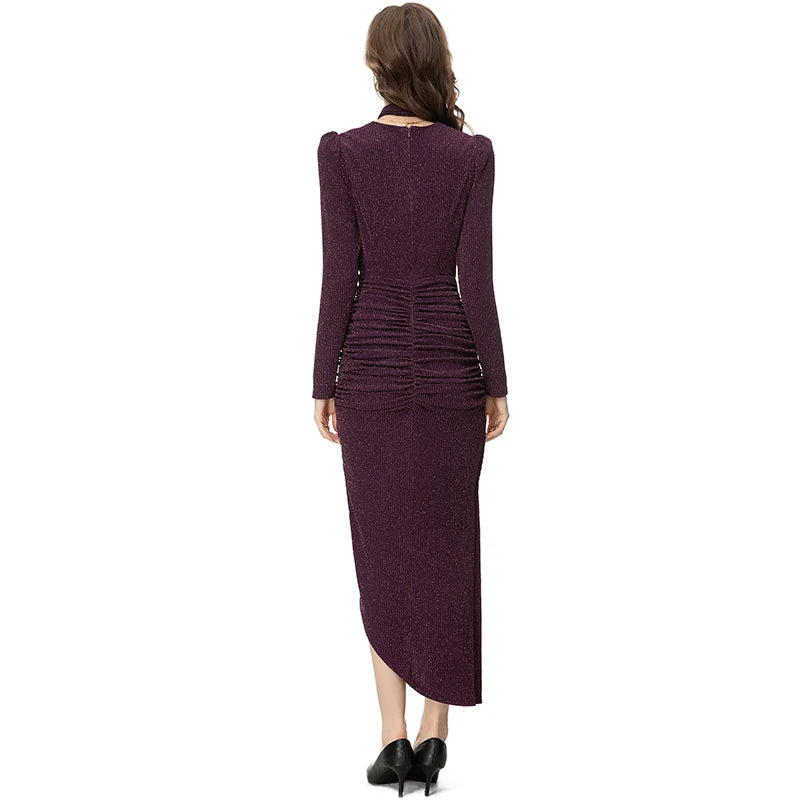 DRESS STYLE - SY382-maxi dress-onlinemarkat-Purple-XS - US 2-onlinemarkat