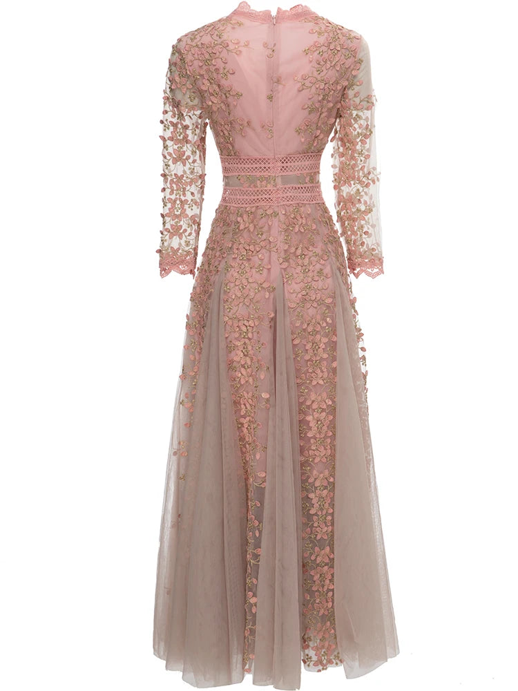 DRESS STYLE - SY330-maxi dress-onlinemarkat-Pink-XS - US 2-onlinemarkat
