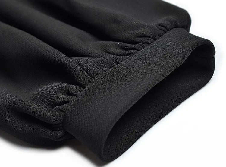 DRESS STYLE - SY307-Midi Dress-onlinemarkat-black-XS - US 2-onlinemarkat