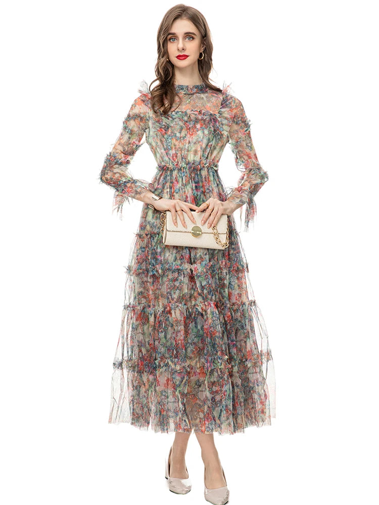 DRESS STYLE - SY627-Midi Dress-onlinemarkat-Mixed Color-S - US 4-onlinemarkat