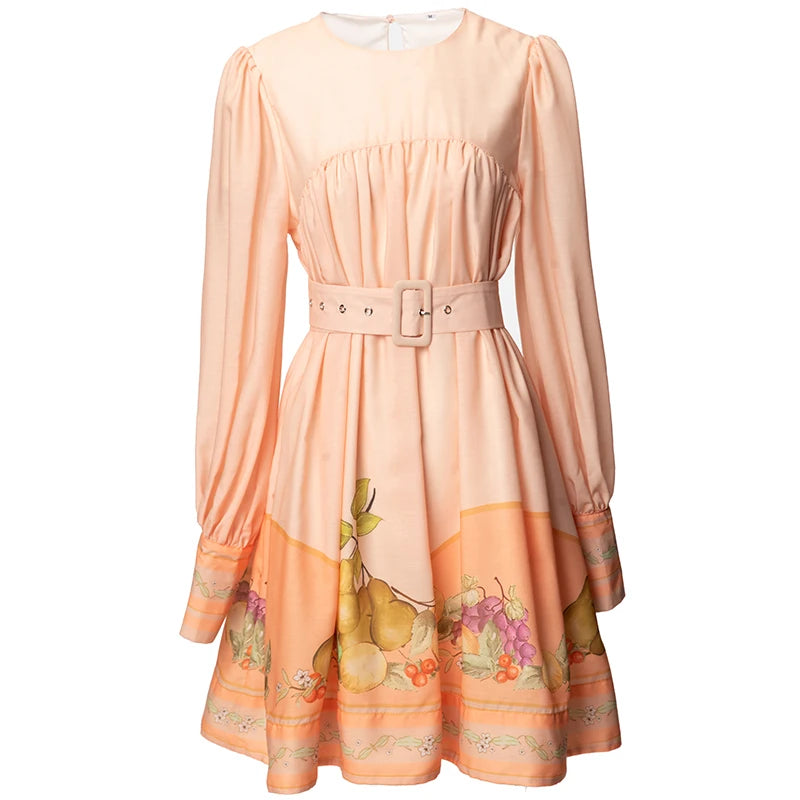 DRESS STYLE - SY872-short dress-onlinemarkat-Orange-S - US 4-onlinemarkat