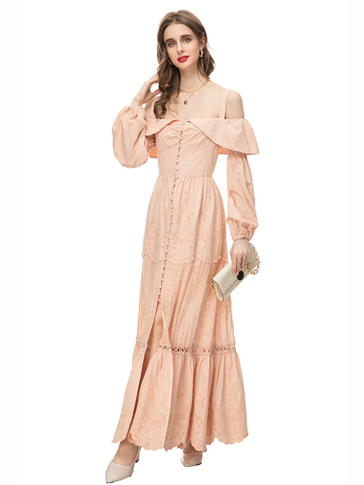 DRESS STYLE - SY455-maxi dress-onlinemarkat-Pink-XS - US 2-onlinemarkat