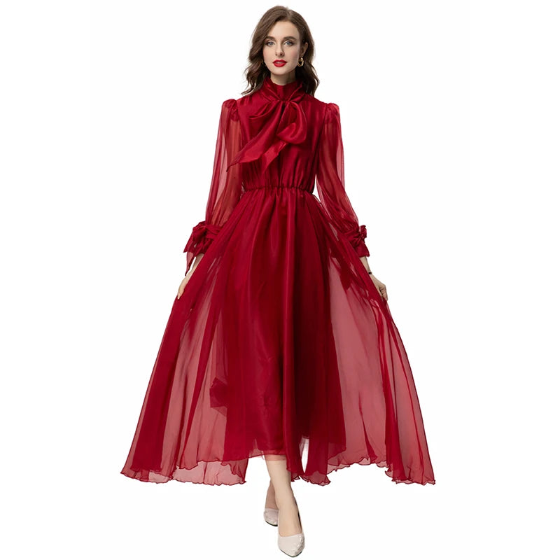 DRESS STYLE - SY824-maxi dress-onlinemarkat-Red-L - US 8-onlinemarkat