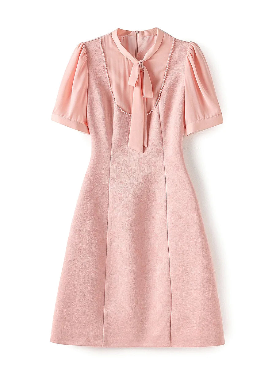 DRESS STYLE - SY776-short dress-onlinemarkat-pink-XS - US 2-onlinemarkat