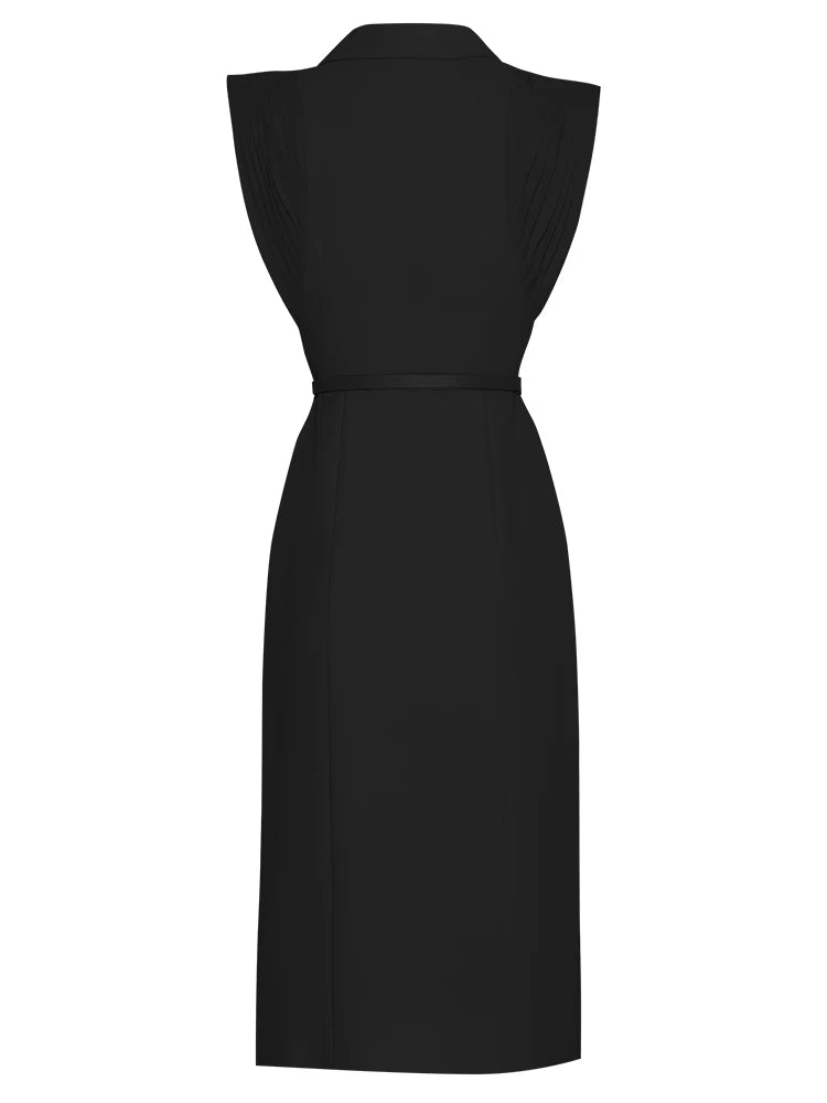 DRESS STYLE - SY658-Midi Dress-onlinemarkat-Khaki-XS - US 2-onlinemarkat