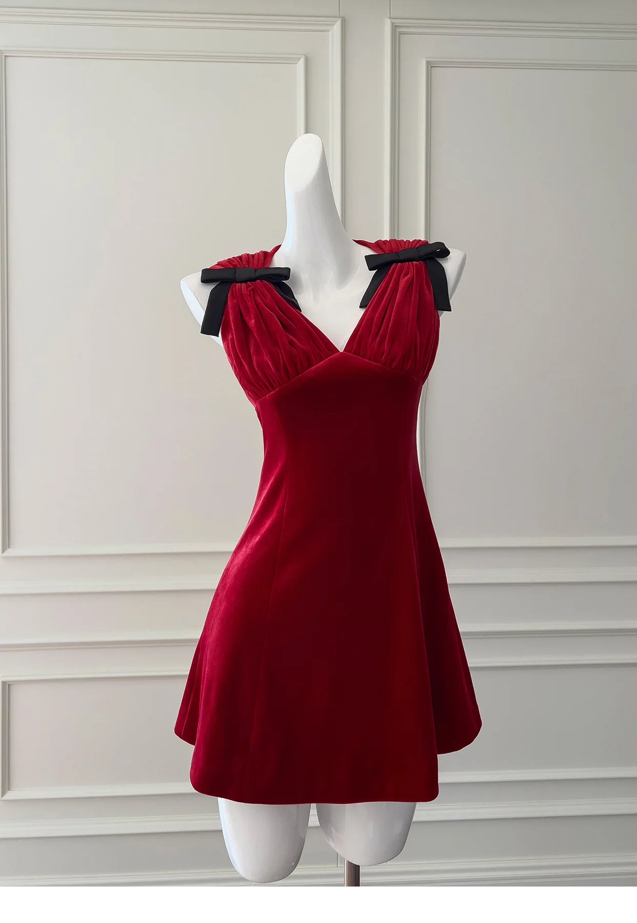 DRESS STYLE - SO273-short dress-onlinemarkat-Red-XS - US 2-onlinemarkat