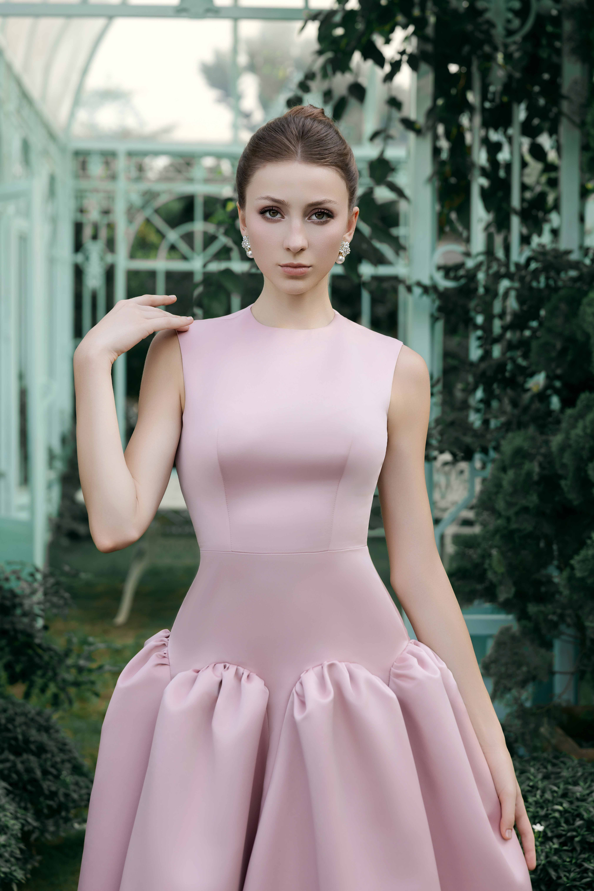 Seline Dress – Pink Tint Maxi Dress