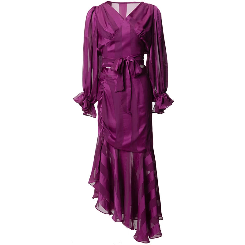 SUIT STYLE - SY588-Suits and Sets-onlinemarkat-Purple-XS - US 2-onlinemarkat