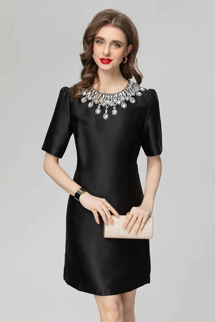 DRESS STYLE - SO212-short dress-onlinemarkat-black-XS - US 2-onlinemarkat