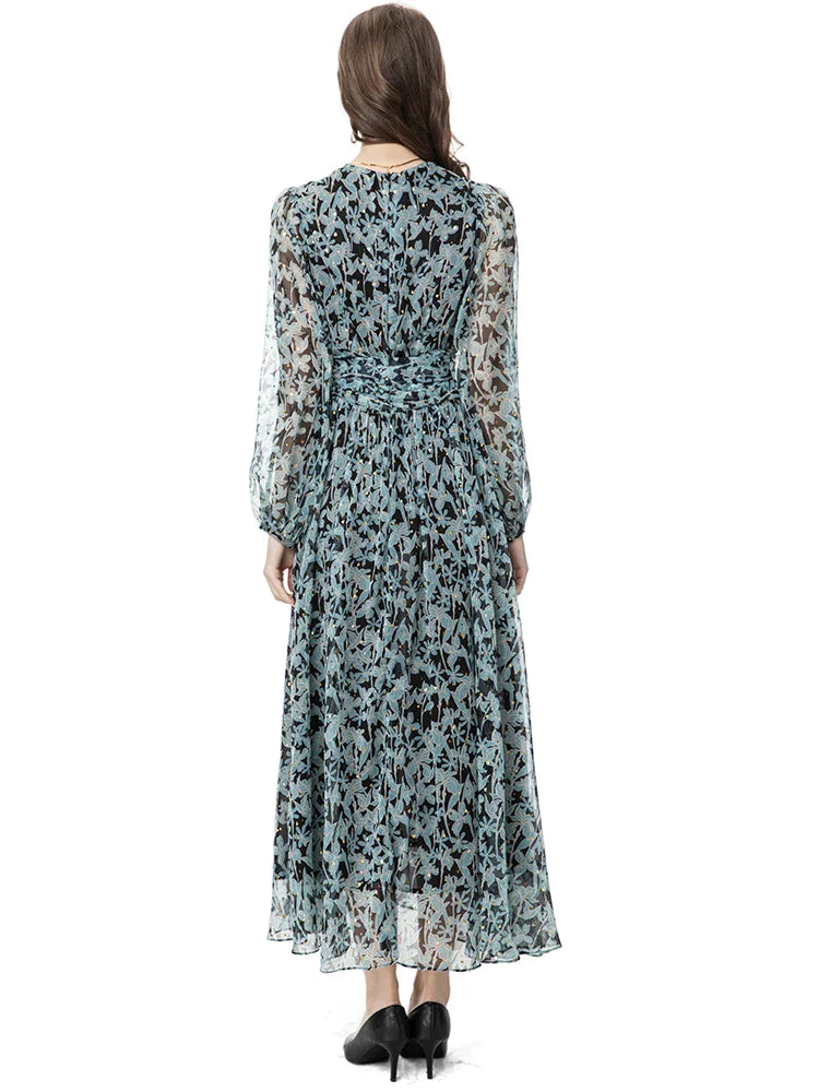 DRESS STYLE - SY629-Midi Dress-onlinemarkat-Turquoise-XS - US 2-onlinemarkat