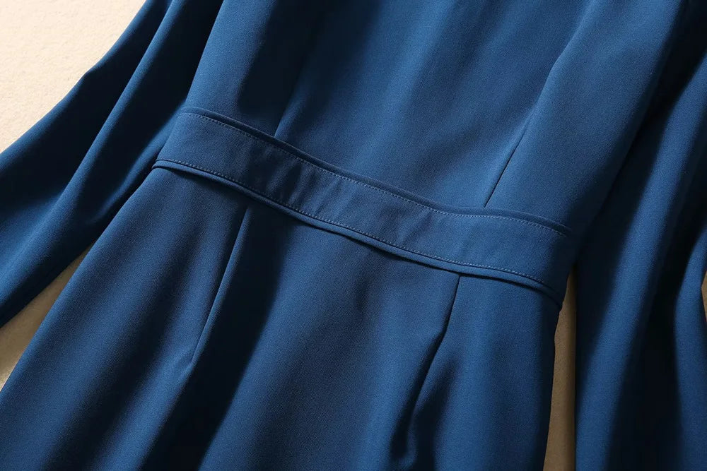 DRESS STYLE - SY685-Midi Dress-onlinemarkat-blue-XS - US 2-onlinemarkat