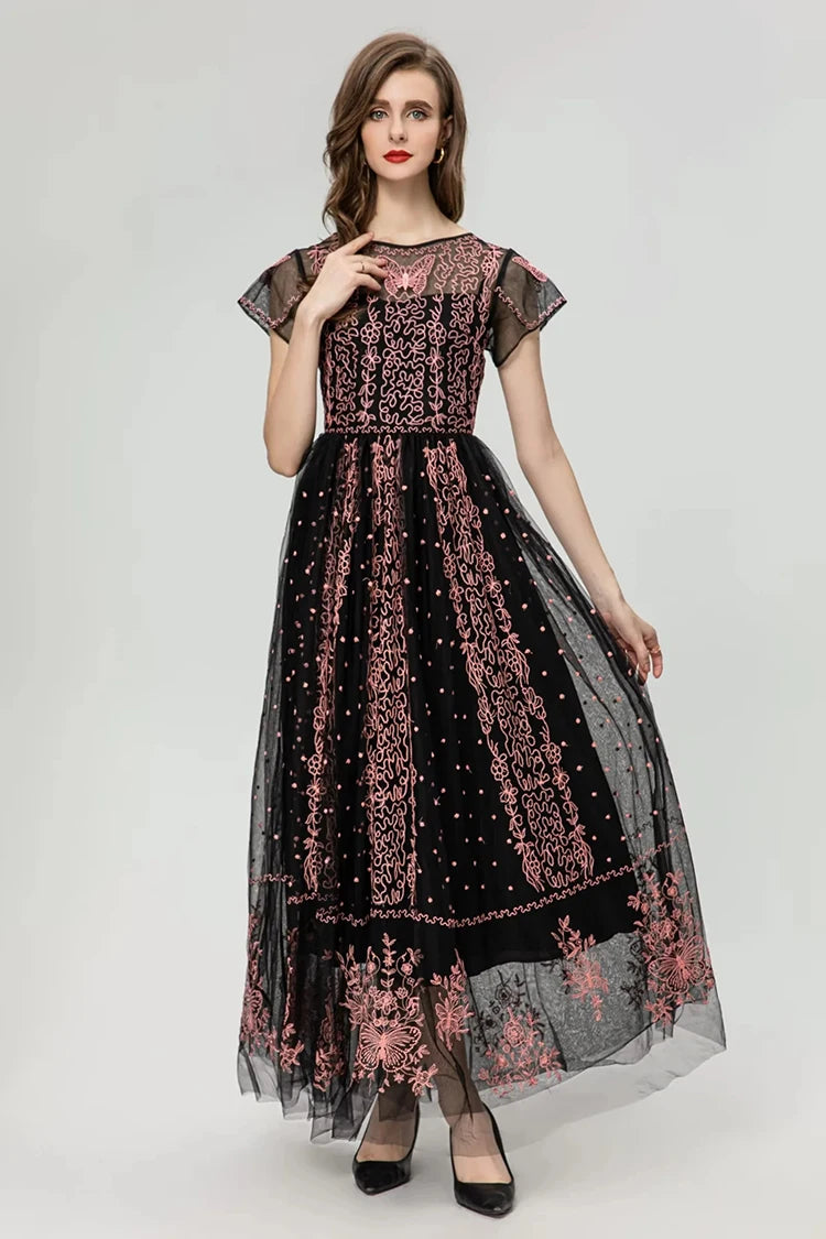 DRESS STYLE - NY3300-maxi dress-onlinemarkat-MULTI-XS - US 2-onlinemarkat