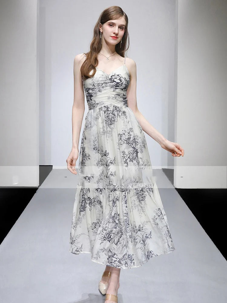 DRESS STYLE - SY804-maxi dress-onlinemarkat-print-XS - US 2-onlinemarkat