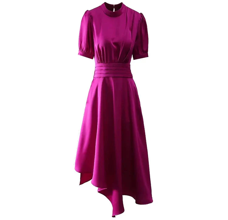 DRESS STYLE - SY868-Midi Dress-onlinemarkat-Purple-XXL - US 12-onlinemarkat