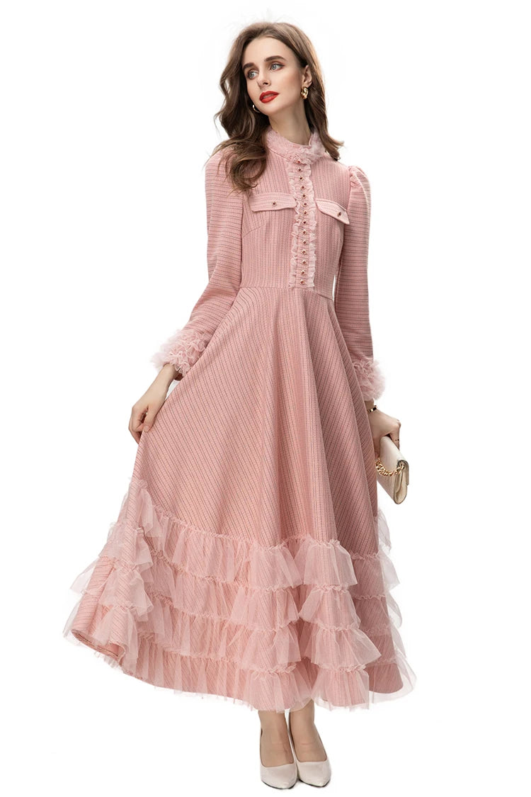 DRESS STYLE - NY3193-maxi dress-onlinemarkat-Pink-XS - US 2-onlinemarkat