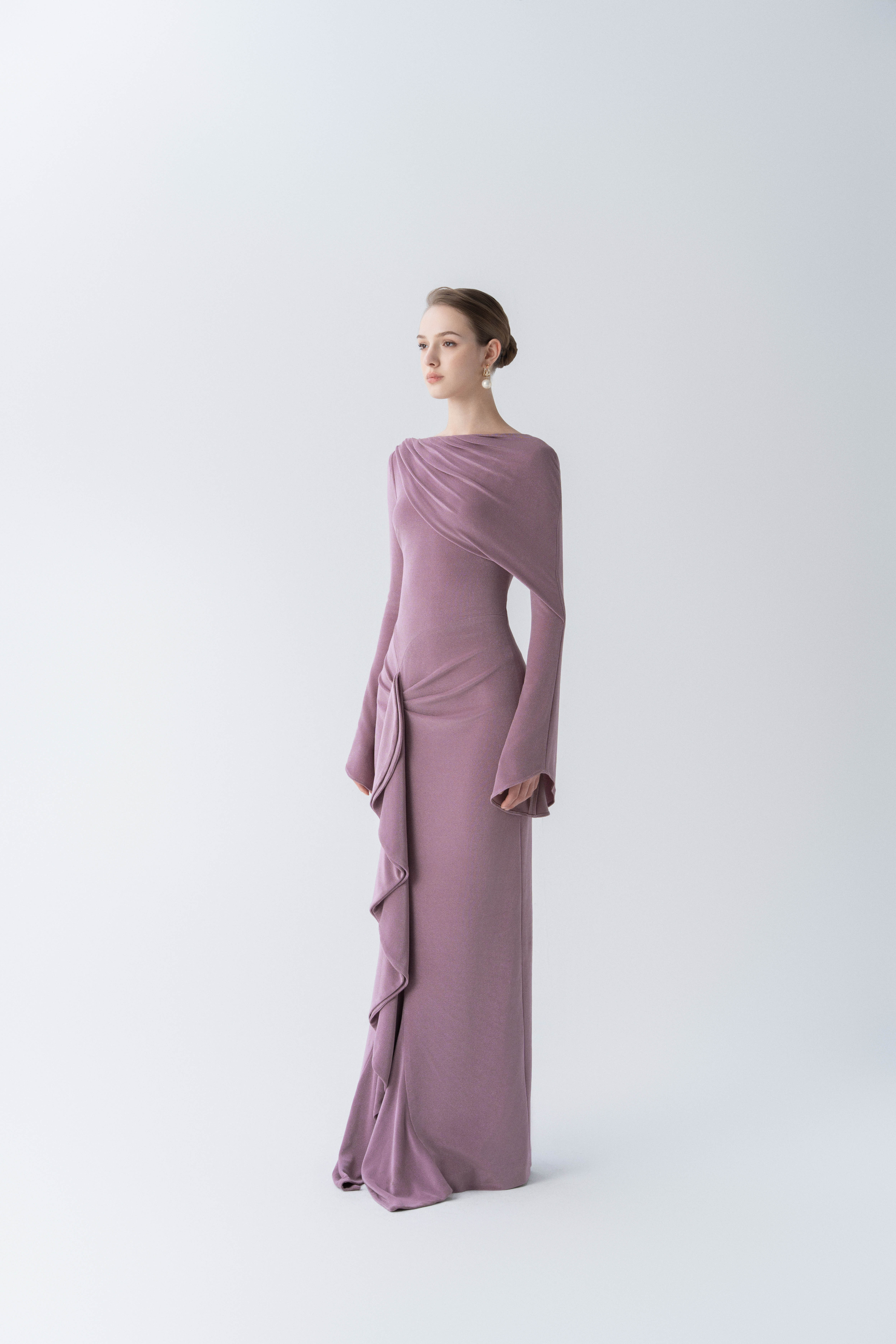 Starlit Ruffle Gown