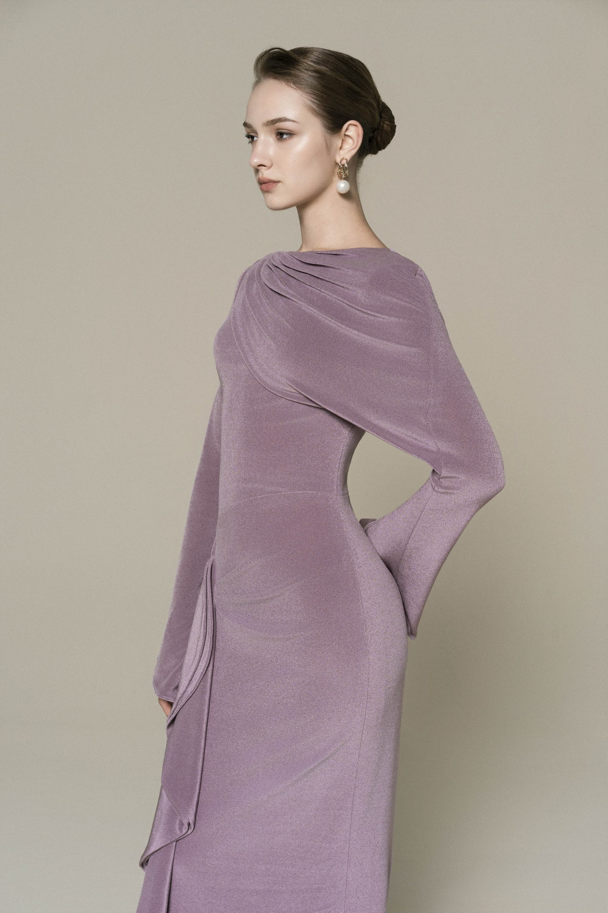 Starlit Ruffle Gown